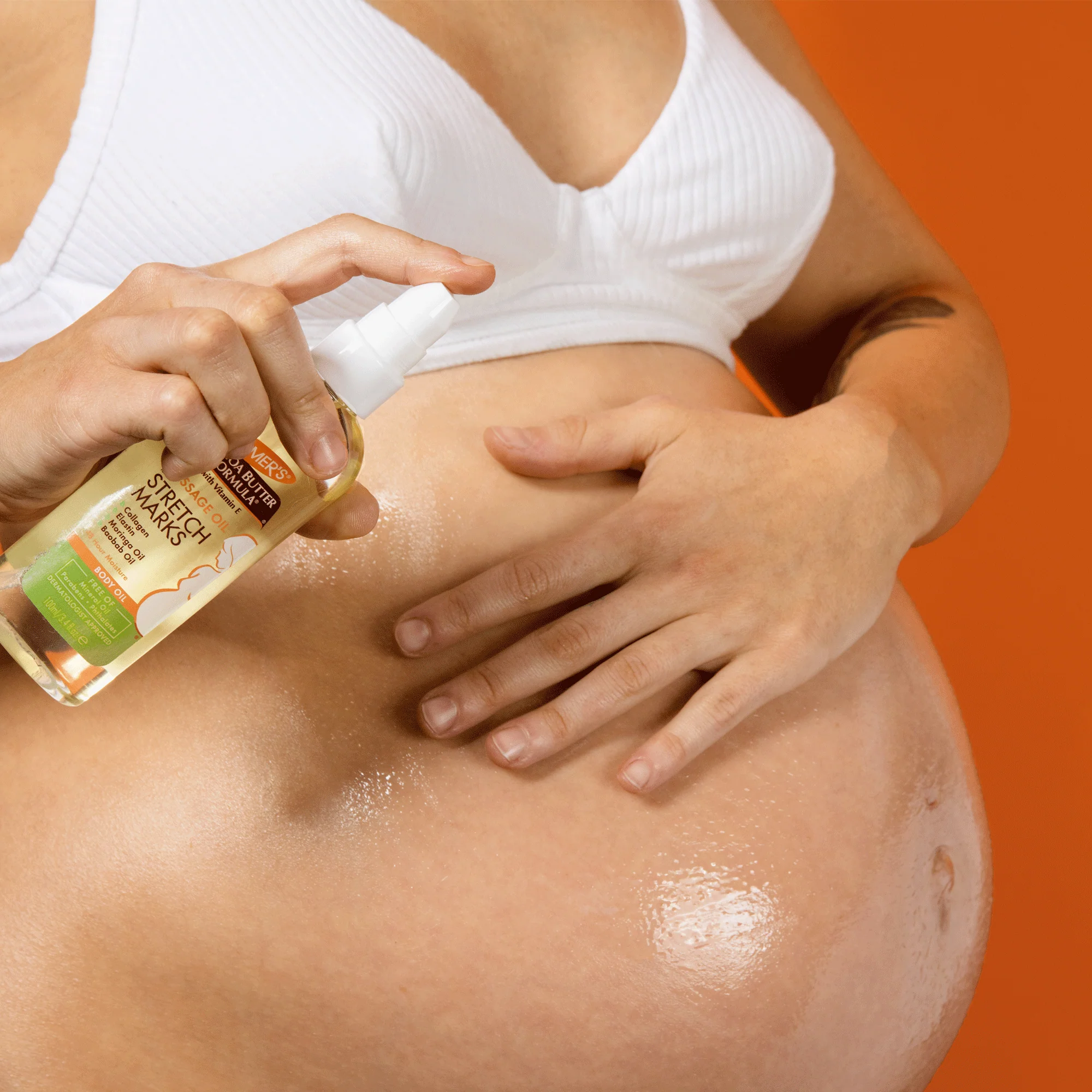 Palmer's Cocoa Butter Massage Oil for Stretch Marks 100ml - Image 3